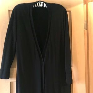 Long black comfy Sweater